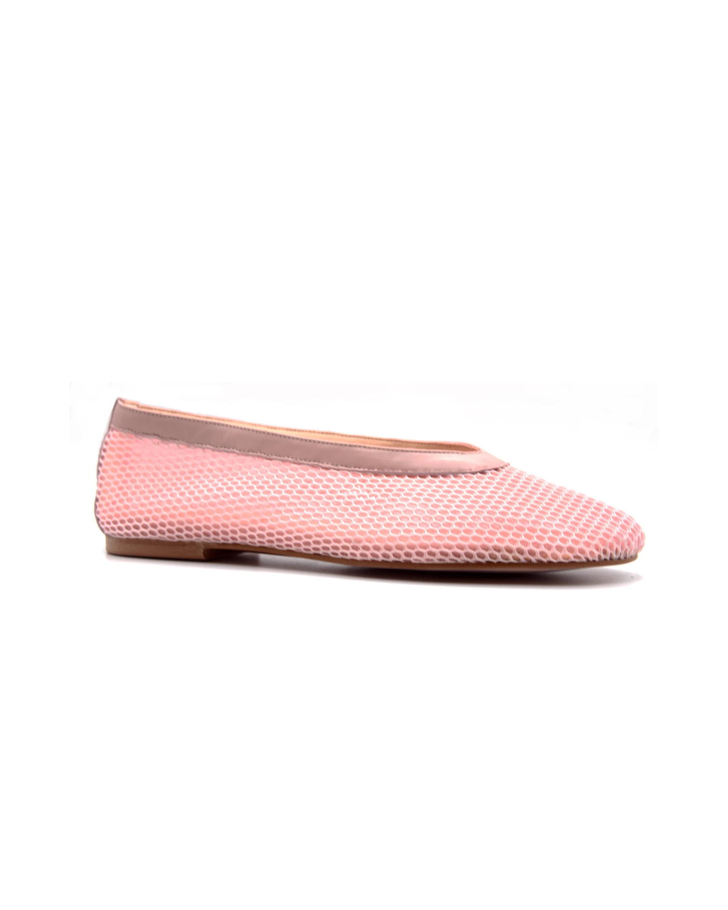 French Sole Renee Mesh Ballet Flat in Pink