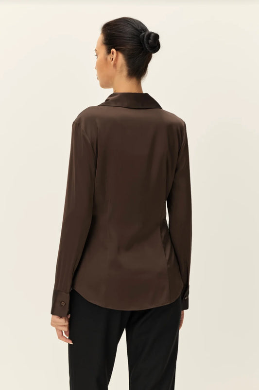 Elodie the Label Josephine Shirt, Brown