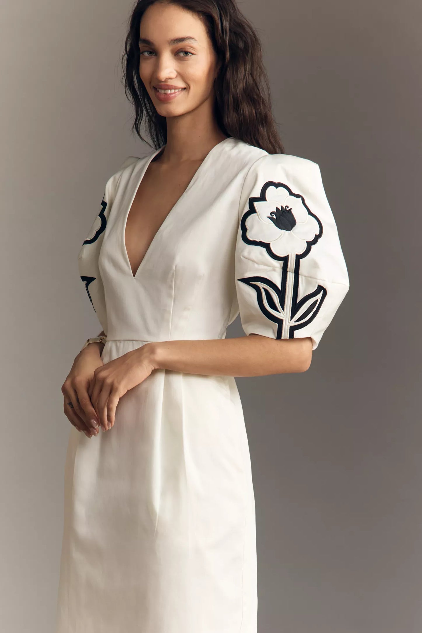 De Loreta Tucan Dress - Ivory