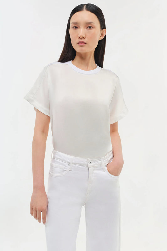 SIMKHAI Addy S/S T-Shirt, White