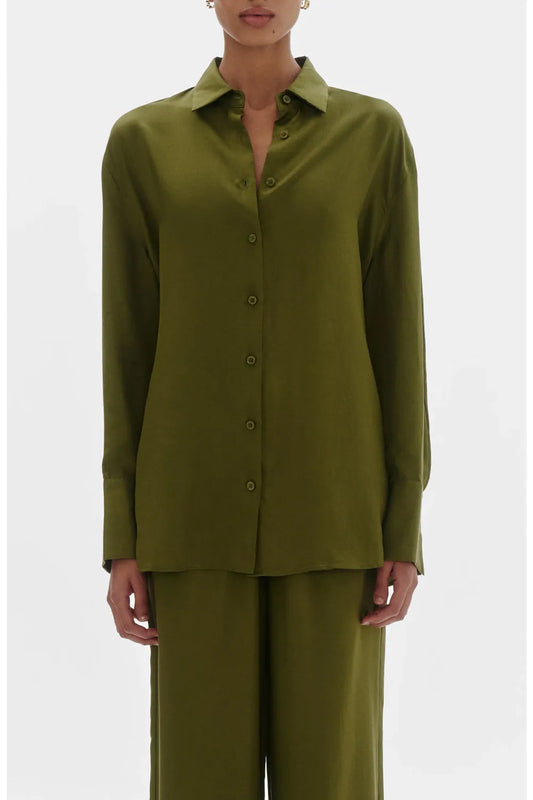 Tilly Tencel Shirt - Cypress