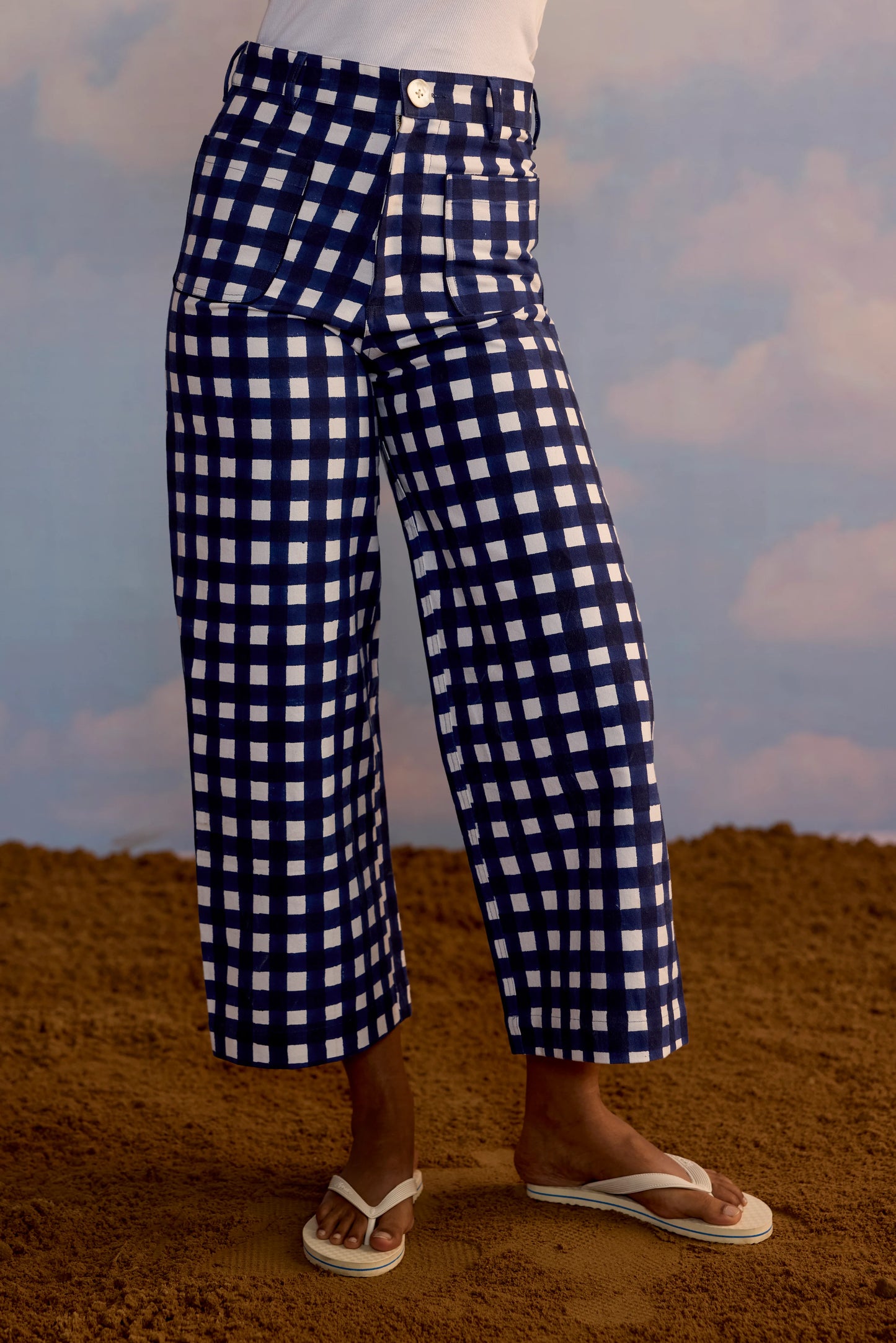 SZ BlockPrints, Painter Paint In Gingham