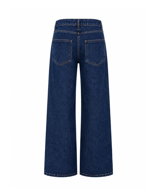 Silvian Heach Jeans Wide-leg five-pocket jeans with micro-rhinestones