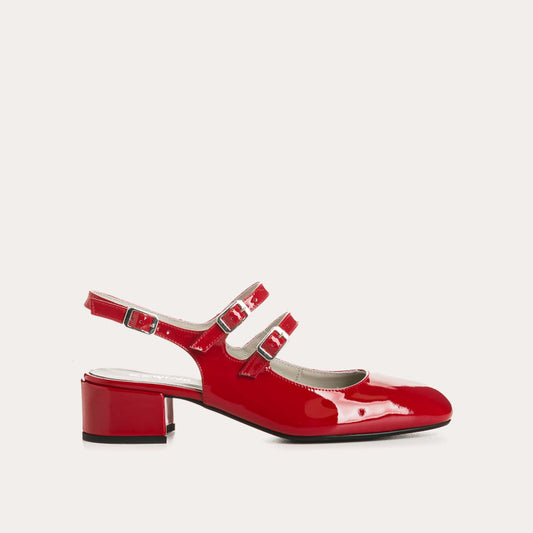 Reqins Slingback Red Patent Leather