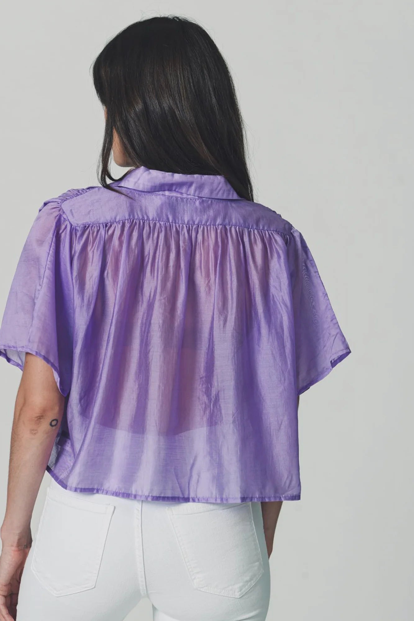The Shirt by Rochelle Behrens, The Hayden Shirt, Lilac