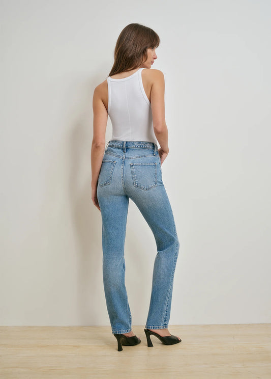 Favorite Daugther - The Jen Mid Rise Straight Ankle Jeans