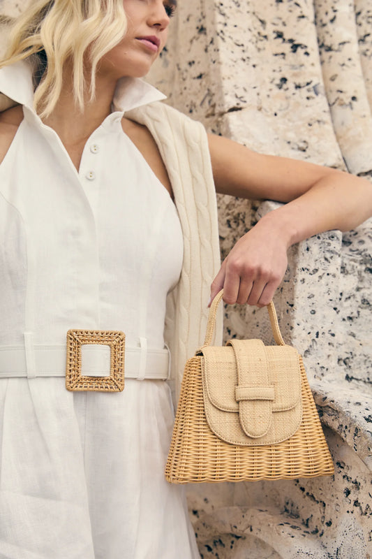 Pamela Munson Petite Lady Bag Raffia