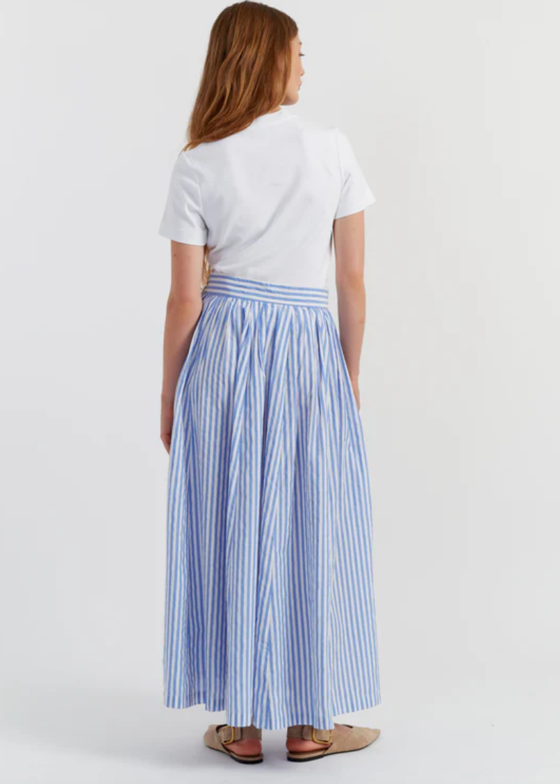 Chinti & Parker Oxford Stripe Skirt