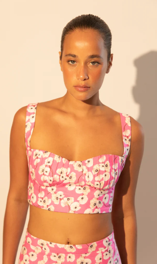 KLEID Arya Top | Pink Poppy