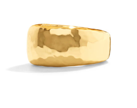 Capucine De Wulf Cleopatra Hammered Gold Ring