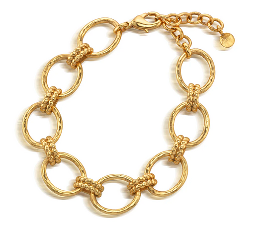 Capucine De Wulf Cleopatra Grande Gold Link Bracelet