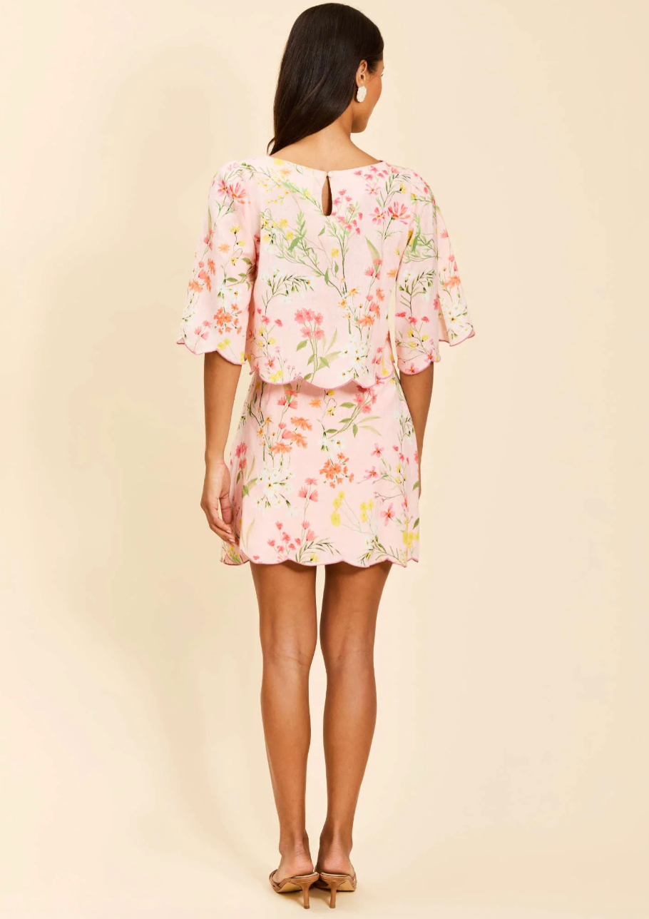 Mestiza Pilar Scallop Mini Skirt