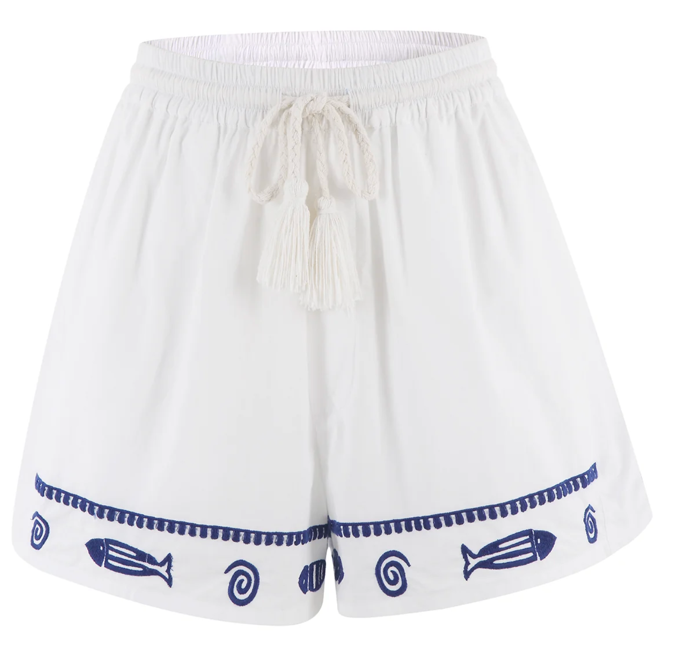The Shirt Navy Fish Hannah Short