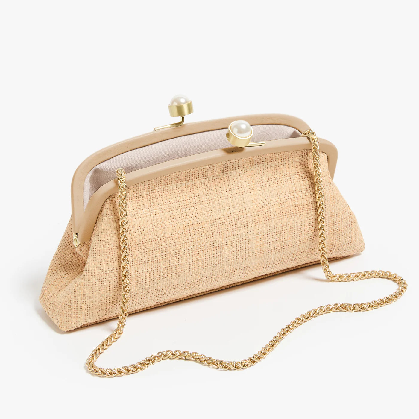 Pamela Munson The Lee Clutch Natural