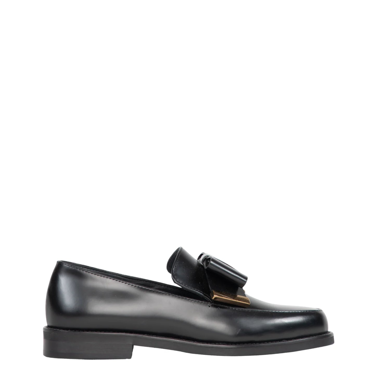 Homers Carrera Black Bow Tie Loafer