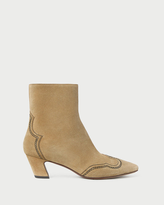 Loeffler Randall Aspen Sand Suede Ankle Boot