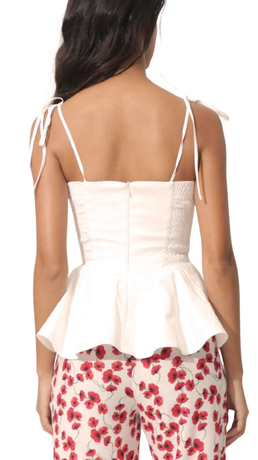 Kleid - Camile White Top