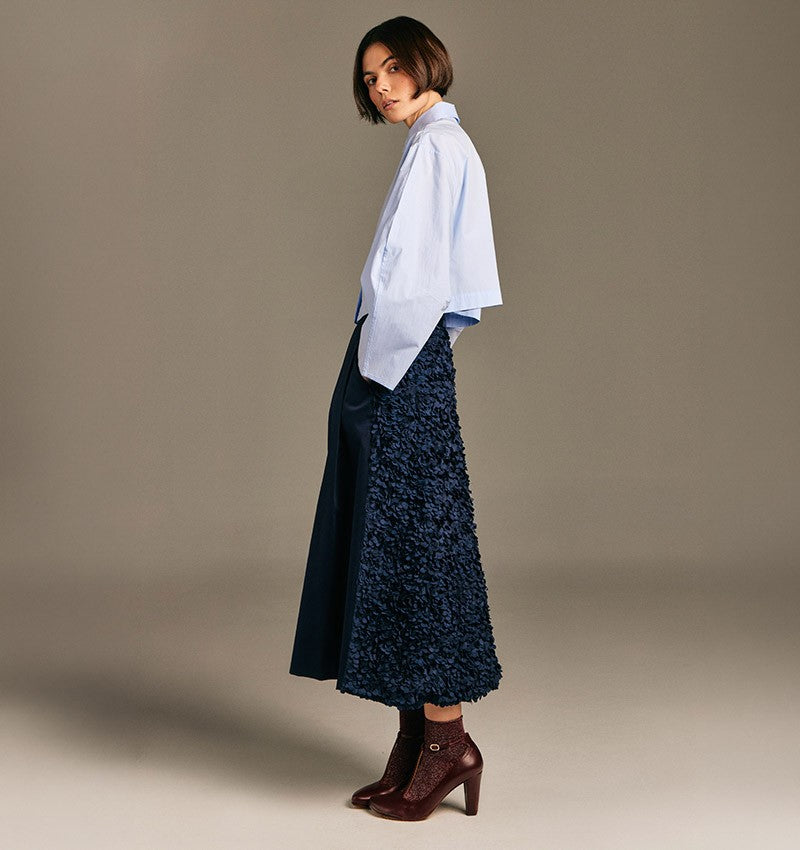 Chie Mihara Samoan Navy Skirt