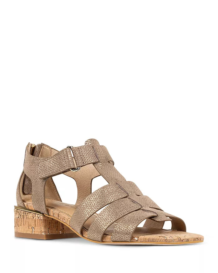 Donald Pliner Low City Faleisha Sandal, Light Bronze