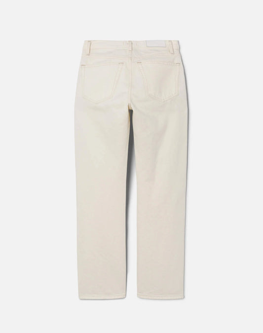 RE/DONE  Mid Rise Blondie Crop- Crema