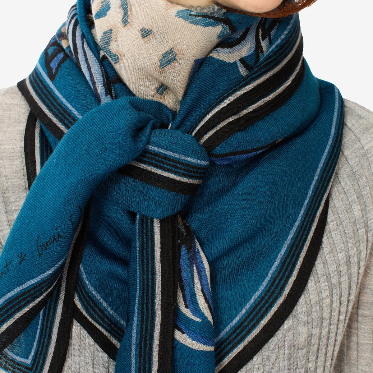 Inoui Editions Square 130- Western- Blue