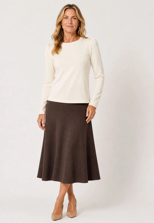 The Maren Puff Sleeve - Cream