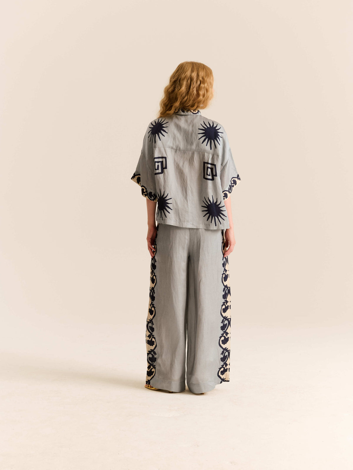 Carolina K Palazzo Pants Sun Chacana Blue