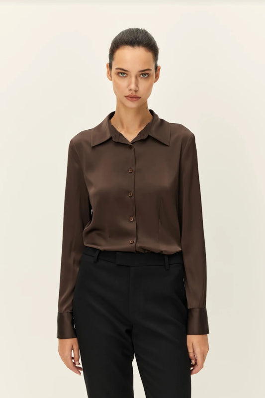 Elodie the Label Josephine Shirt, Brown