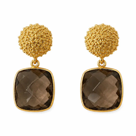 Julie Ryan Design Abbott Smoky Quartz Earring
