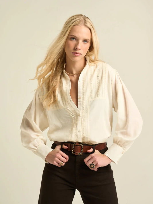 Sonmer Alexa Blouse, Ecru