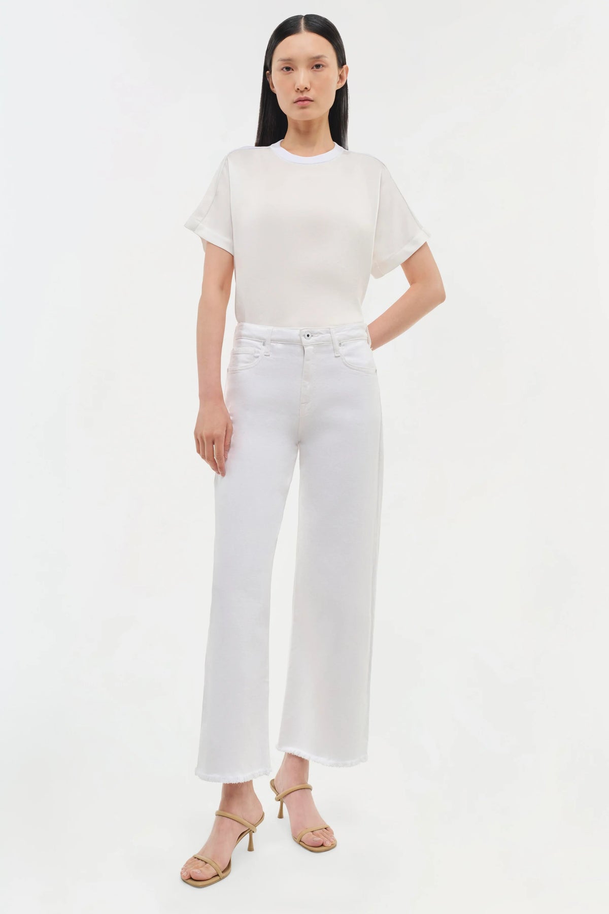 SIMKHAI Addy S/S T-Shirt, White