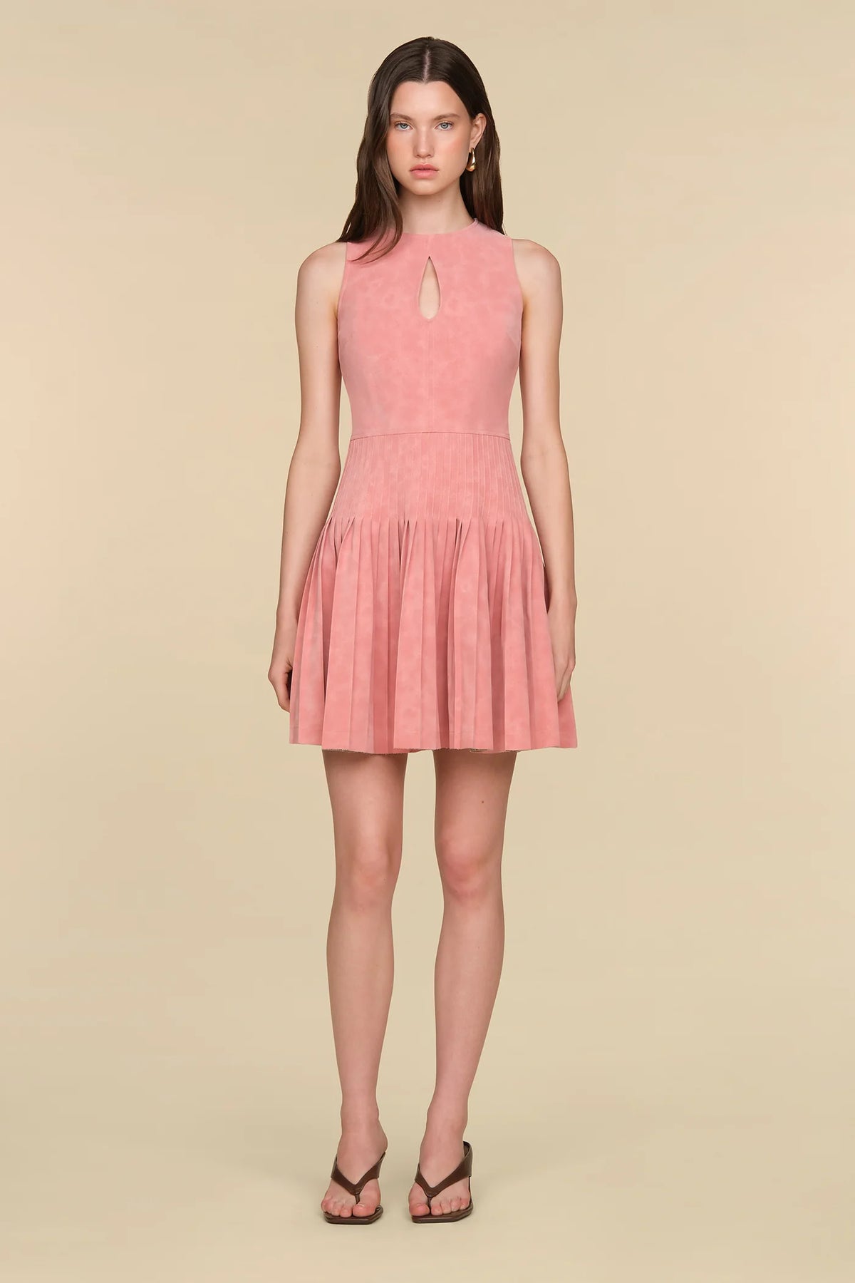 AMUR Quinn High Waisted Dress, Monarch Wing