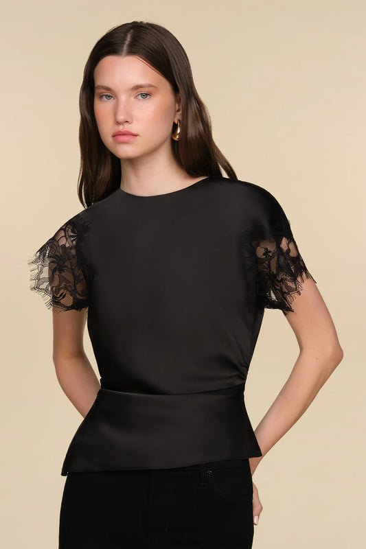 AMUR Zina Top, Black