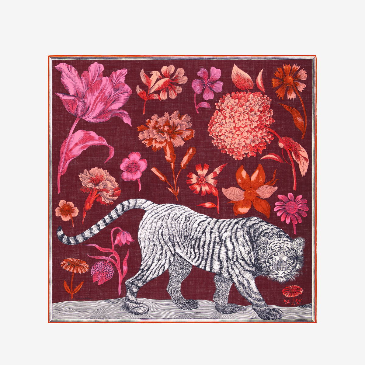 Inoui Editions Square 130 - Gustav - Burgundy