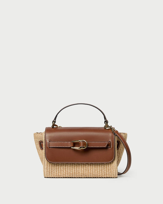 Loeffler Randall Alexei Natural/Cacao Crossbody