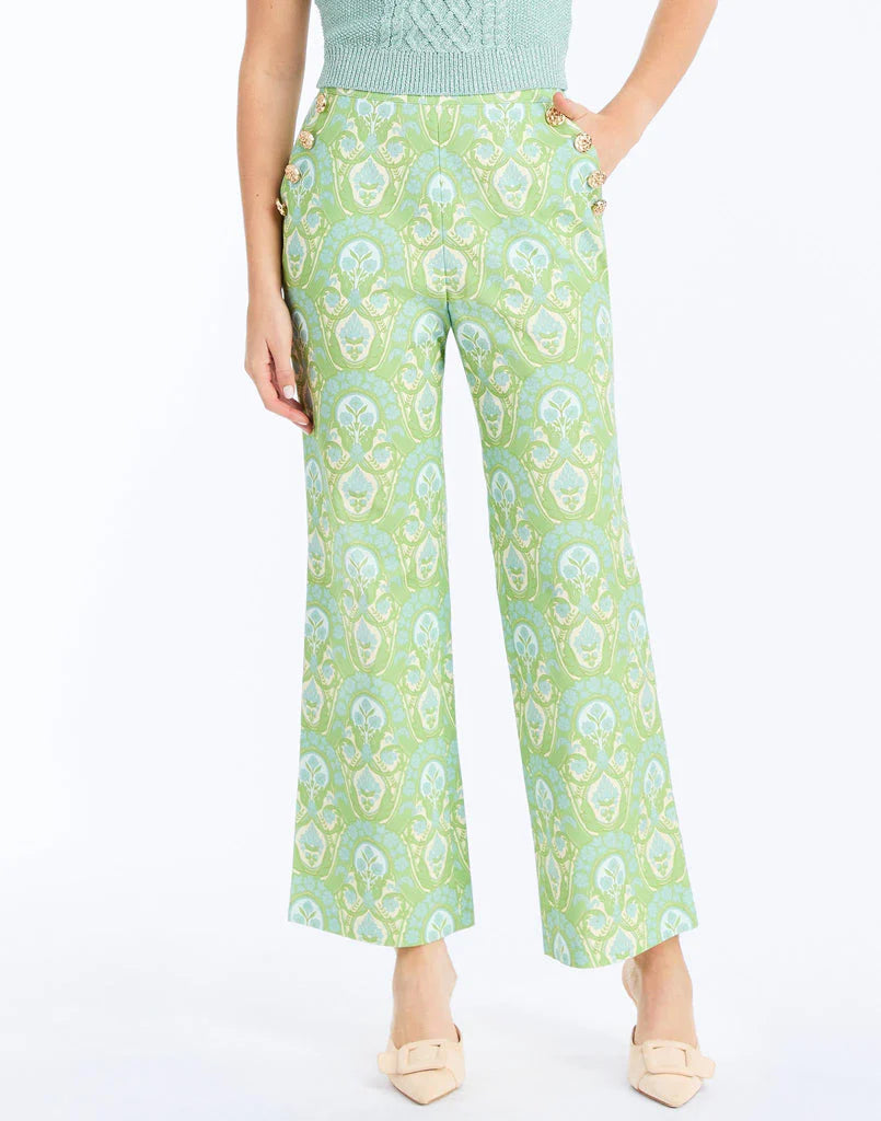 Mestiza NY Antonella Pant - Blue Trellis Vert
