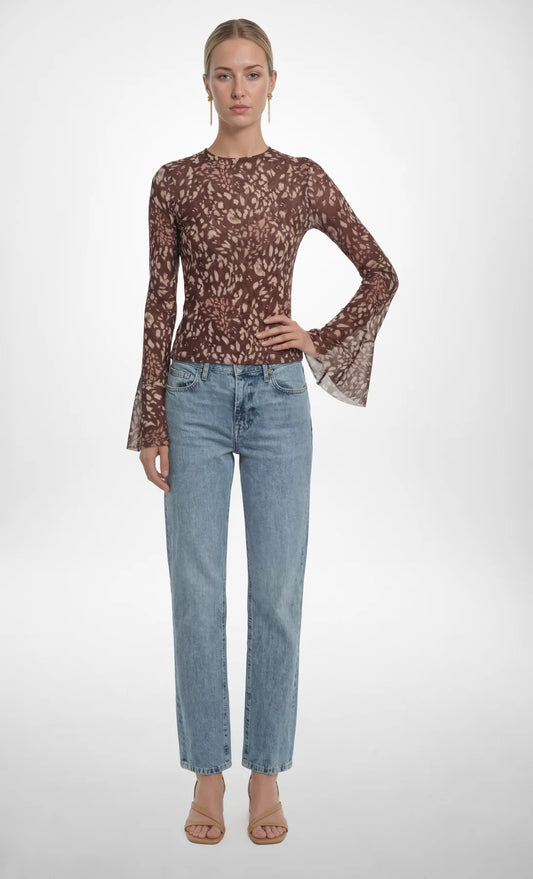 ESPECIA Chui Top, Brown