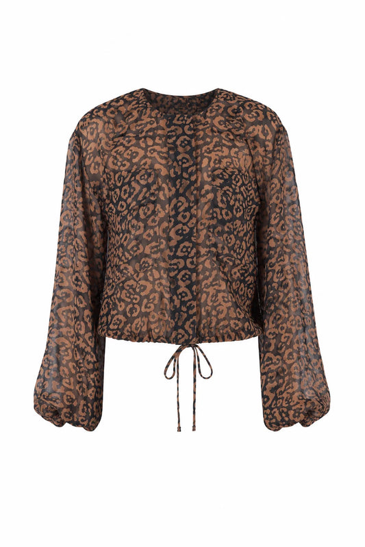 JS71  Fenwick Leopard Print Dress