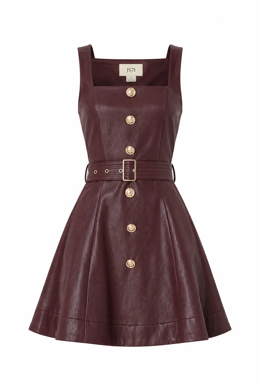 JS71 Jami Dress , Burgundy