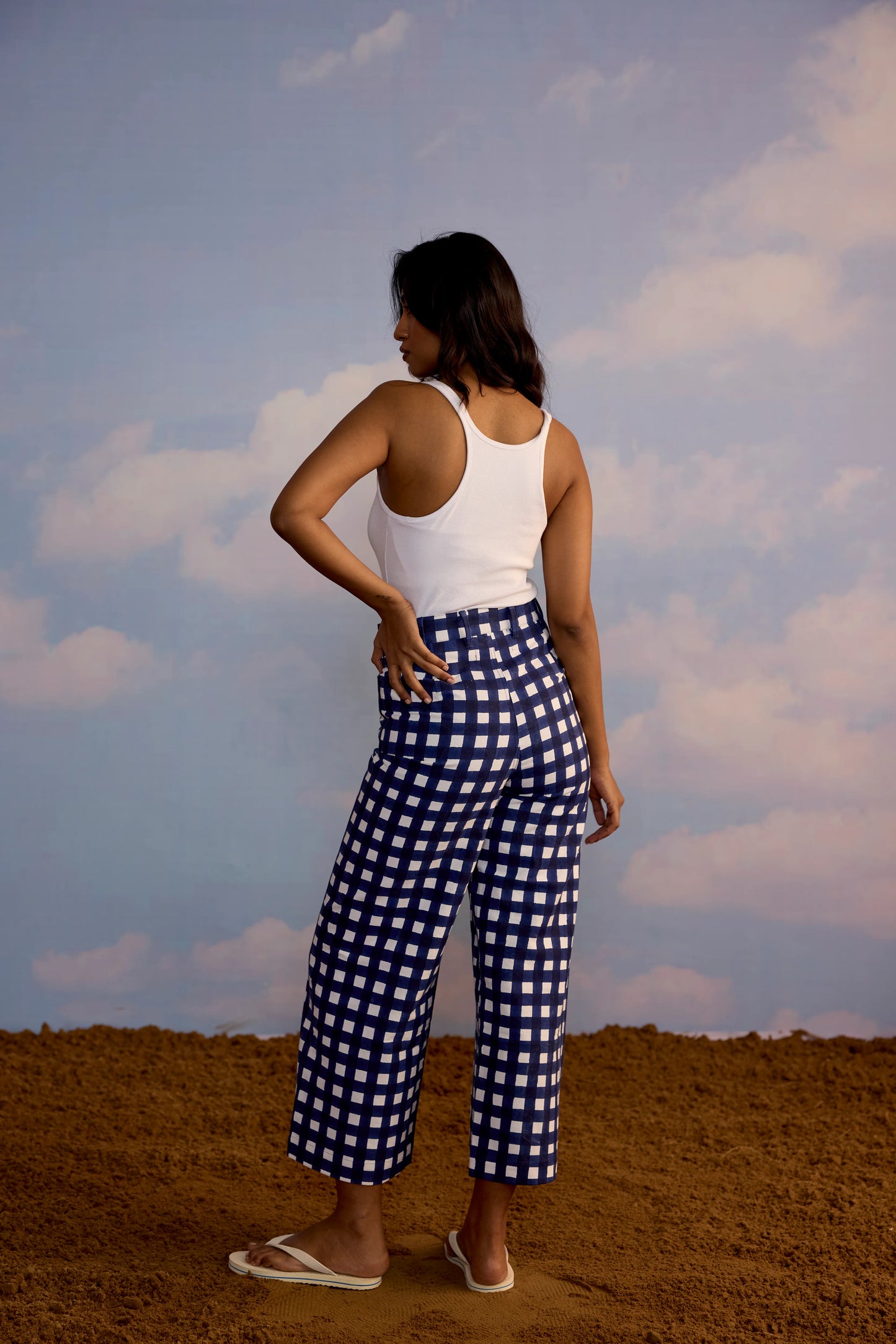 SZ BlockPrints, Painter Paint In Gingham