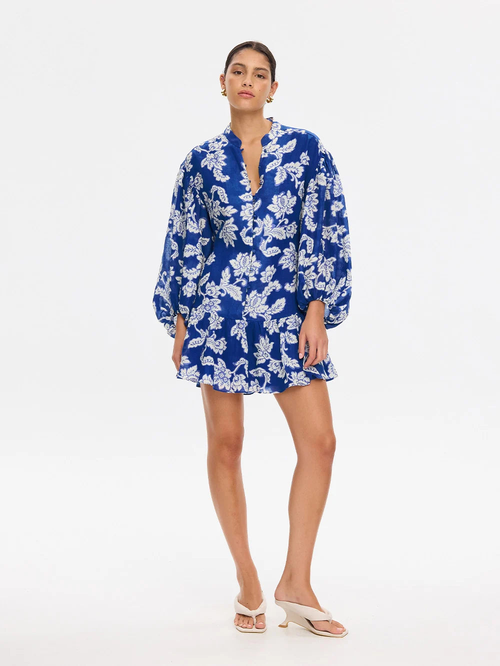 Kivari Linda Sleeved Mini Dress