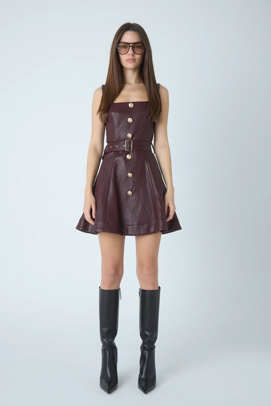 JS71 Jami Dress , Burgundy