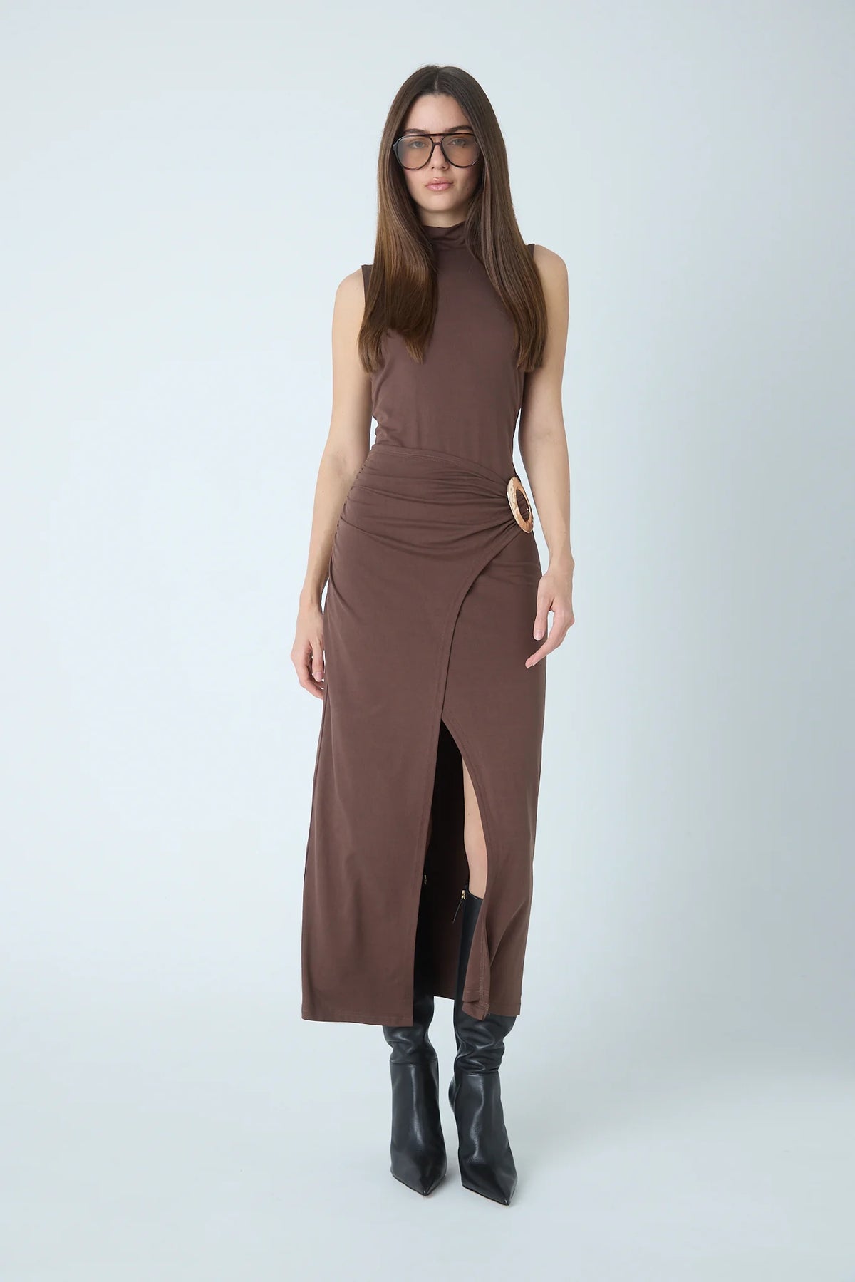 JS71 VIV Dress, Mocha