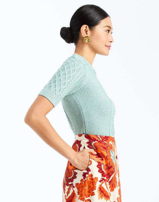 Mestiza NY  Enya Sweater - Sea Glass Sweater