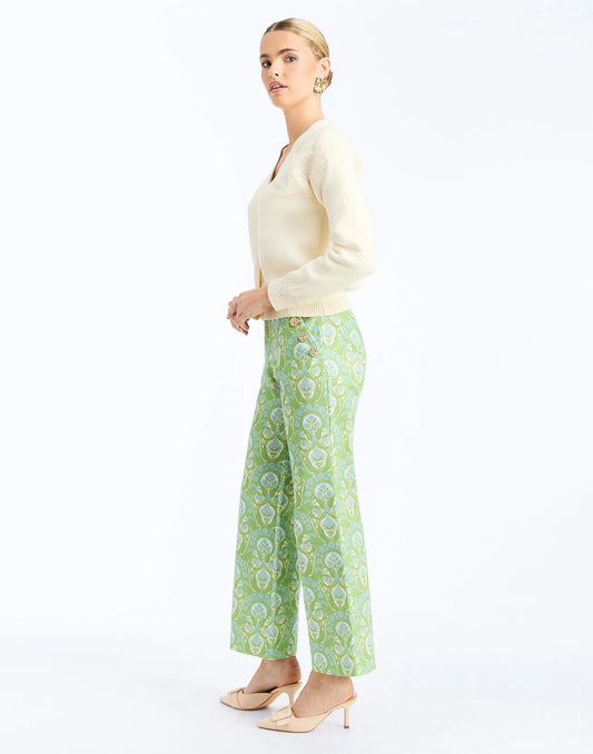 Mestiza NY Antonella Pant - Blue Trellis Vert
