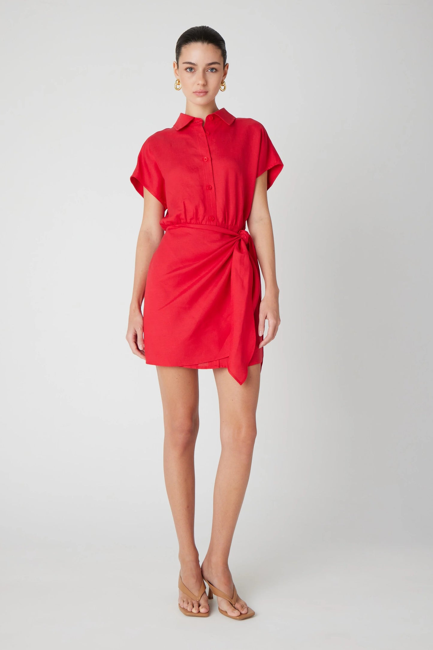 JS71 Carson Dress, Red