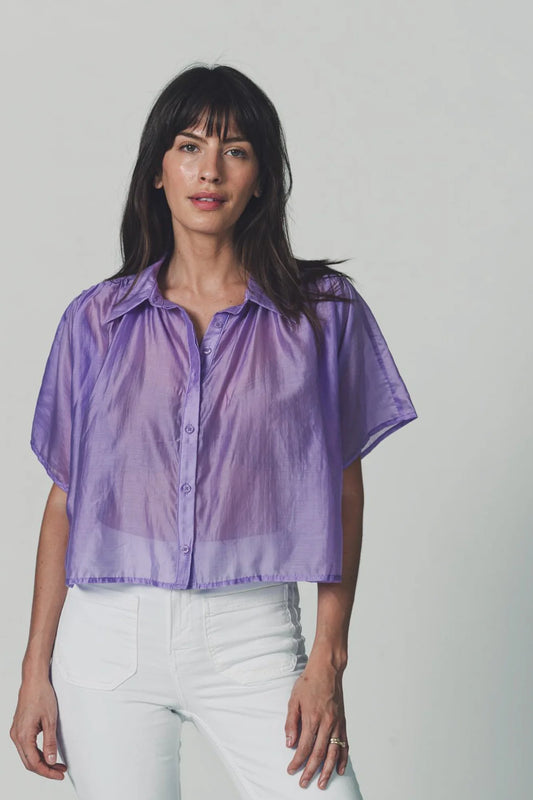The Shirt by Rochelle Behrens, The Hayden Shirt, Lilac