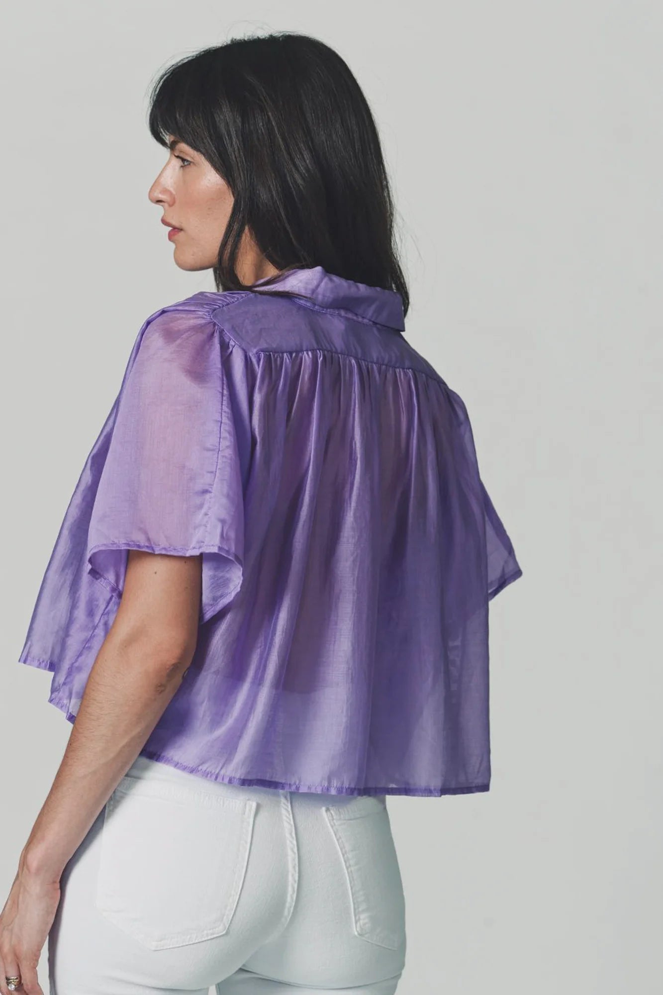 The Shirt by Rochelle Behrens, The Hayden Shirt, Lilac