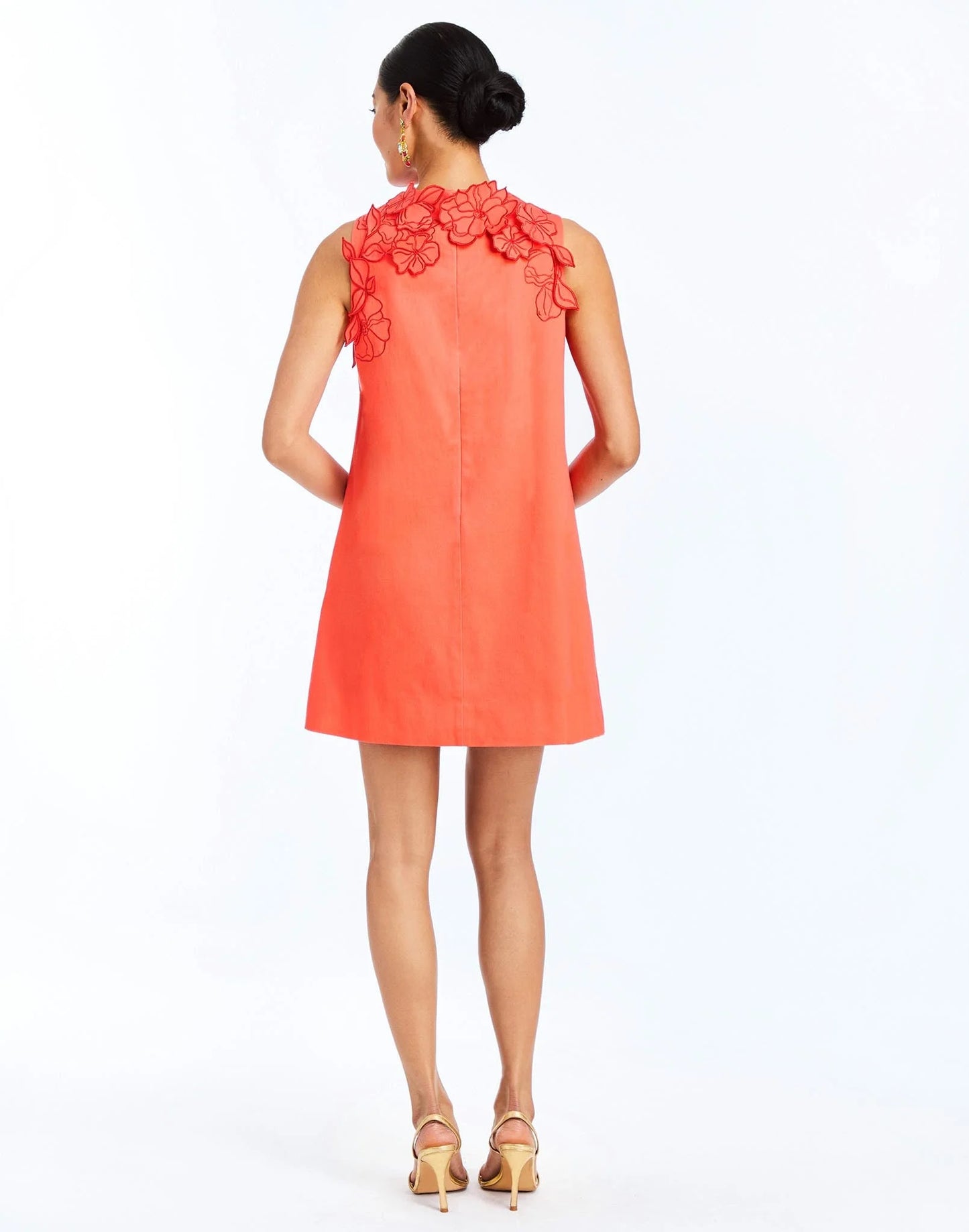 Mestiz NY Juniper Shift Mini Dress Coral
