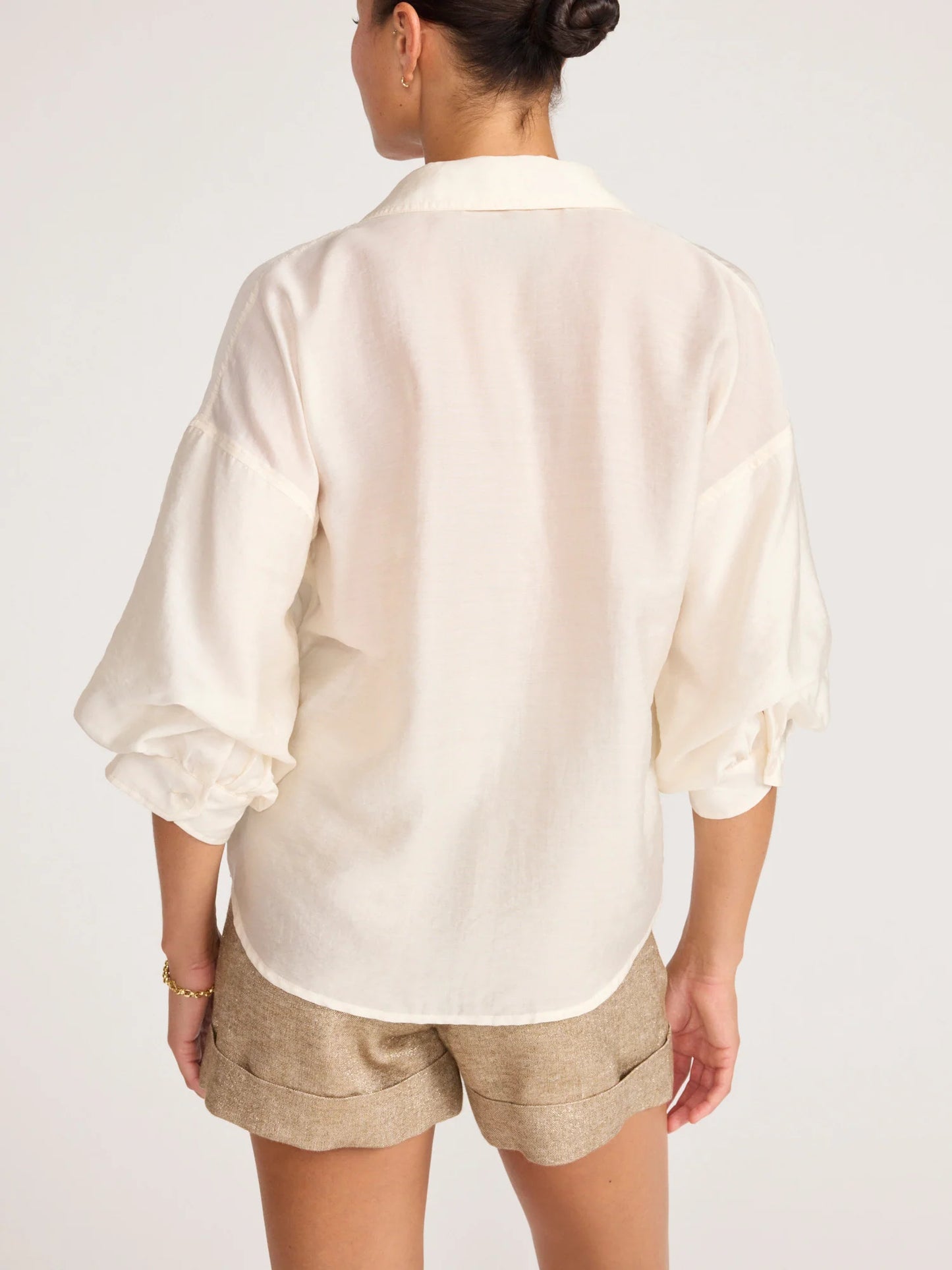 Brochu Walker Kate Voile Shirt Creme